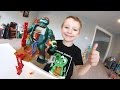 Father & Son GET RAD TINY PLAYSET! / Ninja Turtles Micro Mutants