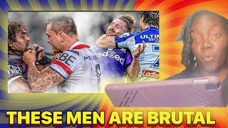 American Reacts to The Video That'll Make You Love Rugby | Brutal Big Hits,Skills \& Highlights!!!