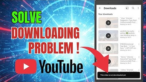 How To Fix YouTube Video Not Downloading Problem | Fix "This Video Is Not Downloaded Yet" YouTube