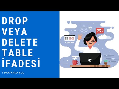 Video: SQL'de drop table komutu neden kullanılıyor?