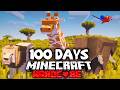 I Survived 100 Days in an African Safari in Minecraft...