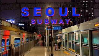 Explore the Seoul Subway with me! [4K] Ambient Metro Sounds, Jingle & Footage by A. C. Insights 989 views 1 year ago 10 minutes, 30 seconds