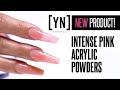 New Intense Pink Acrylic Powders | Speed Bubblegum, Cover Flamingo, Cover Cherry Blossom