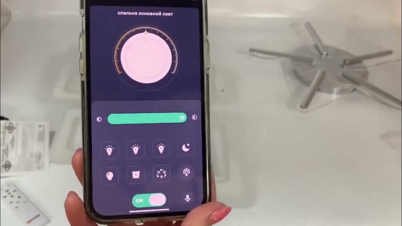 Как работает приложение для смартфона LampSmart Pro с люстрами ESLLSE ...