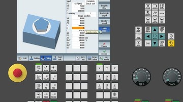 How to write program with few codes in Siemens control machine?  Multi edge spigot cycle 79(polygon)