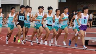 2021流経大記録会 男子3000m1組目
