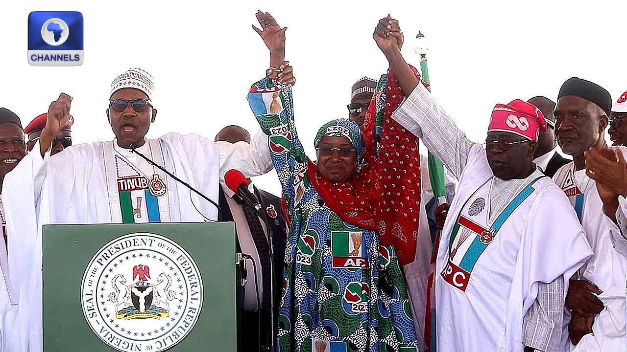 Buhari Campaigns For Tinubu At APC Rally In Adamawa - YouTube