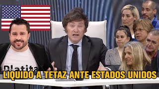 Milei Destrozó A Tetaz Ante Todo Estados Unidos 🇺🇸 - Cátedra Libre