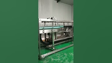 Automatic conveyor belt clamping type bottle washing machine bottle washer line