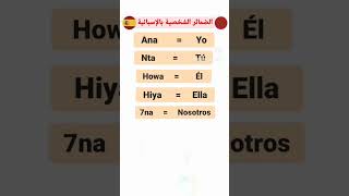 تعلم اللغة الإسبانية بالدارجة المغربية ???? #تعلم_الإسبانية_من_الصفر #learn_spanish #تعلم_الإسباني