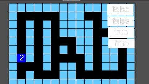 Gamesalad AI with no collision rules, just tables.