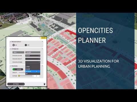 Bentley® OpenCities™ Planner - 3D Visualization for Urban Planning and Infrastructure