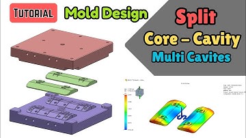 Proficient in Using Mold Tools in SolidWorks - Split Core & Cavity