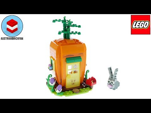 Lego Seasonal 40449 Easter Bunny's Carrot House - Lego Speed Build Review