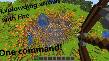 Exploding Arrows V2 with Fire (One Command Creation!)