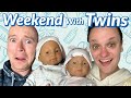 Parents of twins for a weekend  realcare baby doll fail vlog