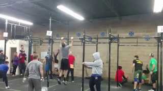 Burpee bar pull over