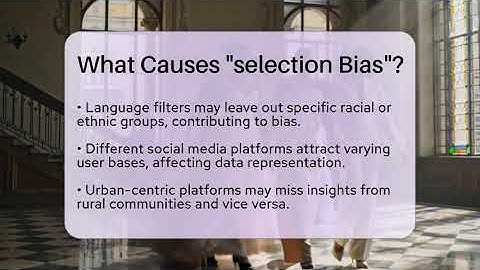 What Causes "selection Bias"? - Everyday-Networking