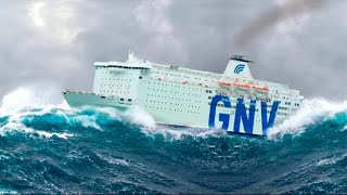 TOP 10 MOMENTOS DE IMPACTO: CRUCEROS ATRAVESANDO TORMENTAS Y OLAS COLOSALES