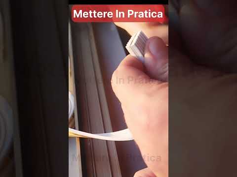 Video: Guarnizione per finestre in plastica