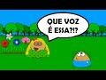 Totalmente viciada nesse jogo do #pou fiz essa pelúcia do jogo. Sabe