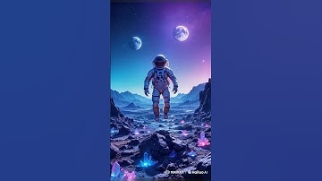 Astronaut on strange planet. #shorts #animation #moon #asteroid #nasa #space #earth  #universe