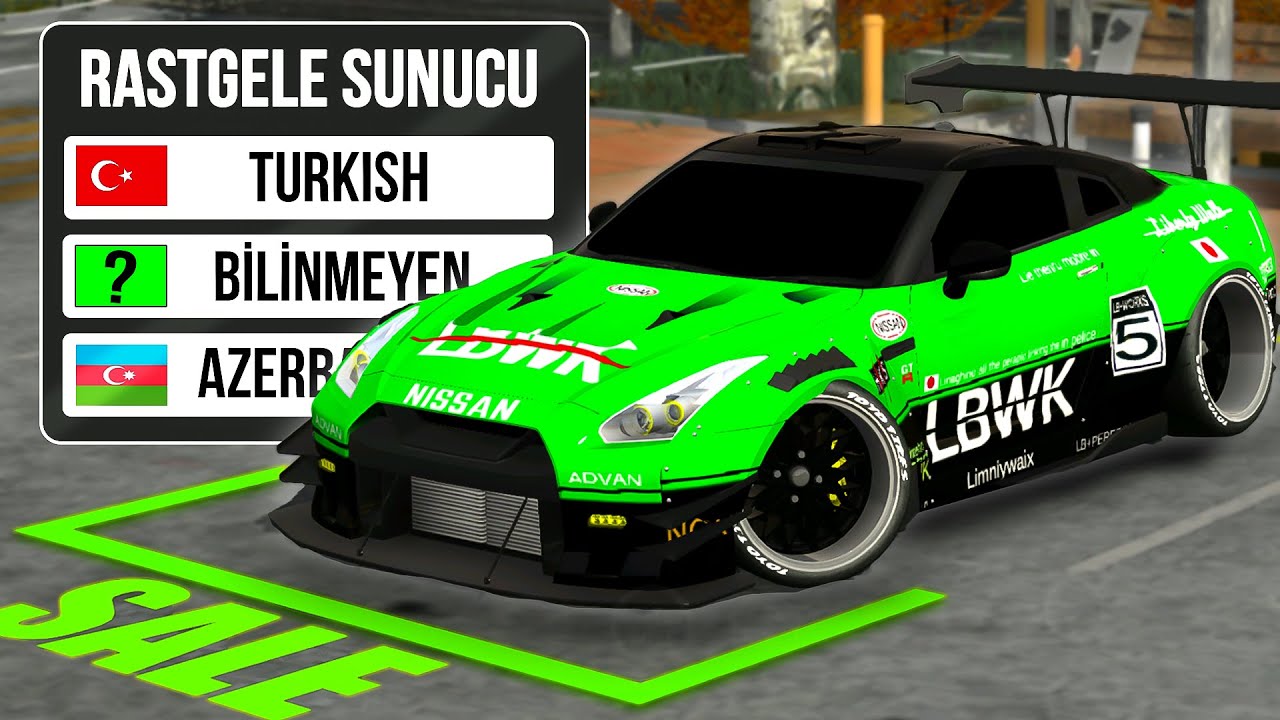 RASTGELE SUNUCULARDA Oynayarak ZENGİN OLDUM !! Car Parking Multiplayer