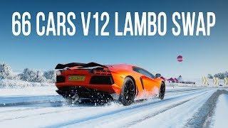 Forza horizon 4 we look at all 66 cars you can engine swap the
lamborghini aventador 700hp 6.5l v12! find out every car in this
video. thank to s...