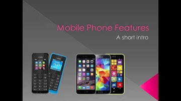 Mobile Phone Features (EdExcel GCSE ICT Revision)