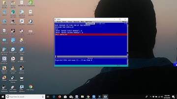 Qbasic Program  | Sum of two Numbers  | Sub and Function Procedure