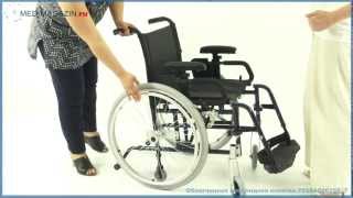 видео Складные инвалидные кресло каталки