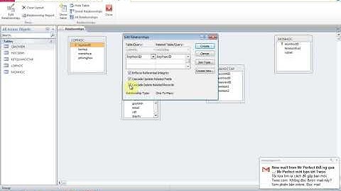 Tài liệu tự học MS Access-Bài 04 Tạo mối quan hệ giữa các bảng dữ liệu