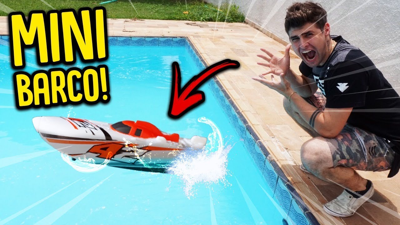 entretenimento para casamento TESTEI MEU MINI BARCO NA PISCINA !! ( INCRÍVEL ) [ REZENDE EVIL ]