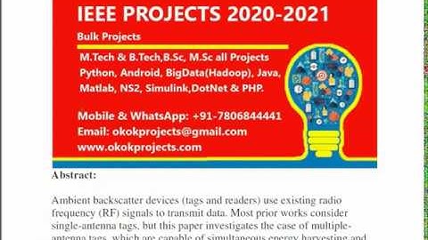 Signal Detection and Optimal Antenna Selection for Ambient Backscatter Communications With Multi Ant