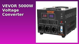REVIEW (2026): VEVOR 5000W Voltage Converter. Features.