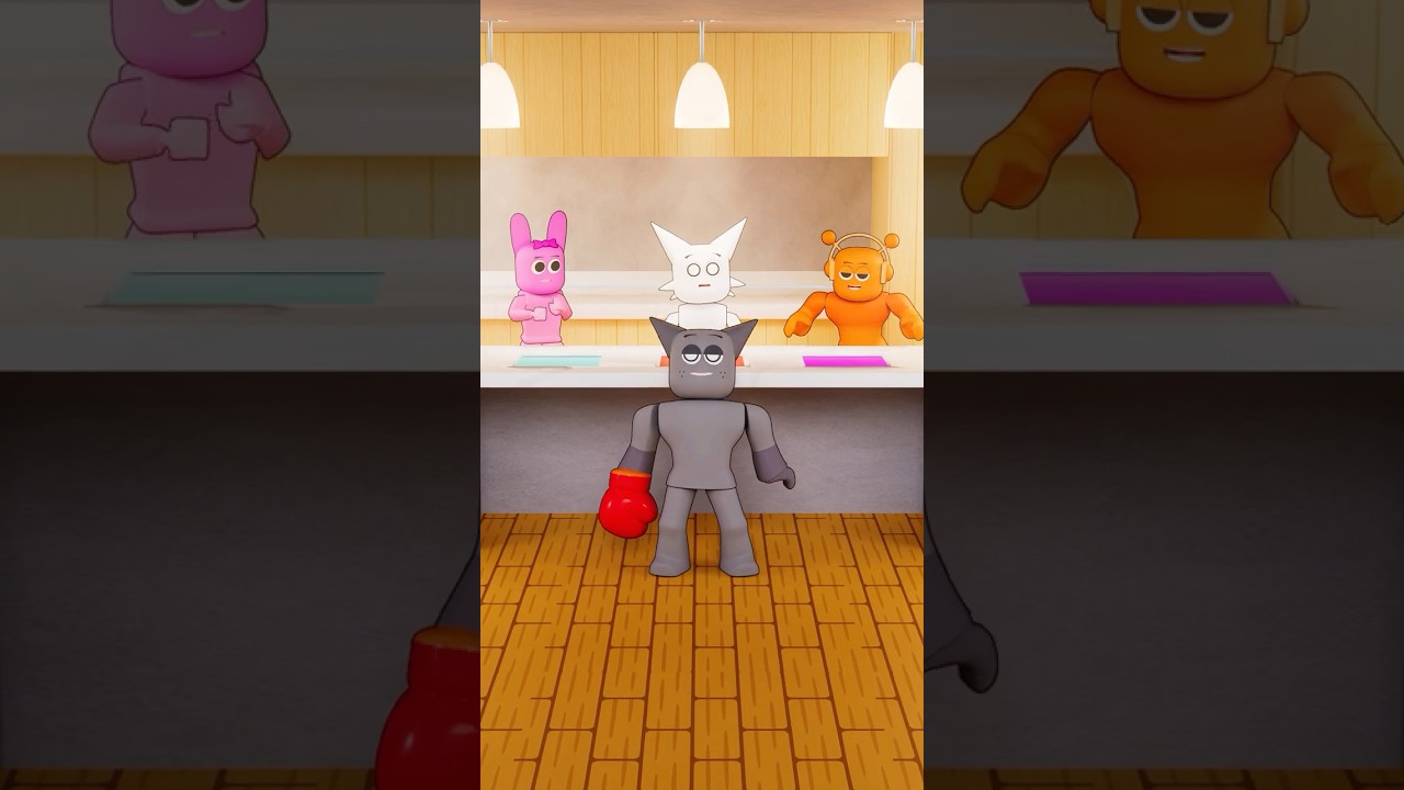 SPRUNKI PUNCHING GAME! #shorts #roblox