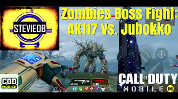 ZOMBIE BOSS FIGHT AK117 VS JUBOKKO | EASTER EGG | CODM ZOMBIES | STEVIE OBIE