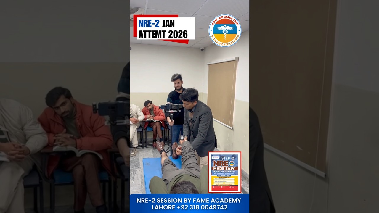 🚨 NRE-2 Session 2026 January Attempt by First Aid Made Easy Academy 🚨