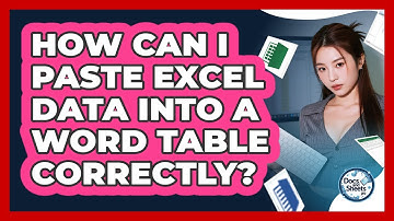 How Can I Paste Excel Data Into A Word Table Correctly? - Docs and Sheets Pro