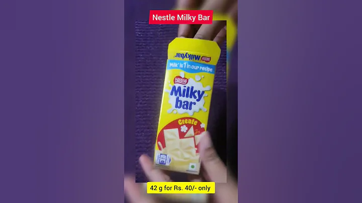 Nestle Milkybar #shorts #short #youtubeshorts #youtube #food #foodie #chocolate #nestle