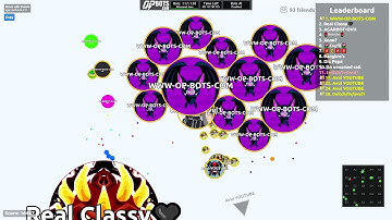 AGAR.IO SERVER TAKEOVER WITH BOTS #72 || OP-BOTS.COM