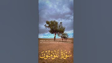 قالوا ربنا غلبت علينا شقوتنا سورة المؤمنون الايات(105-107)_القارئ ياسر الدوسري #قرآن