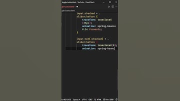 Advanced Toggle Button in HTML CSS #code