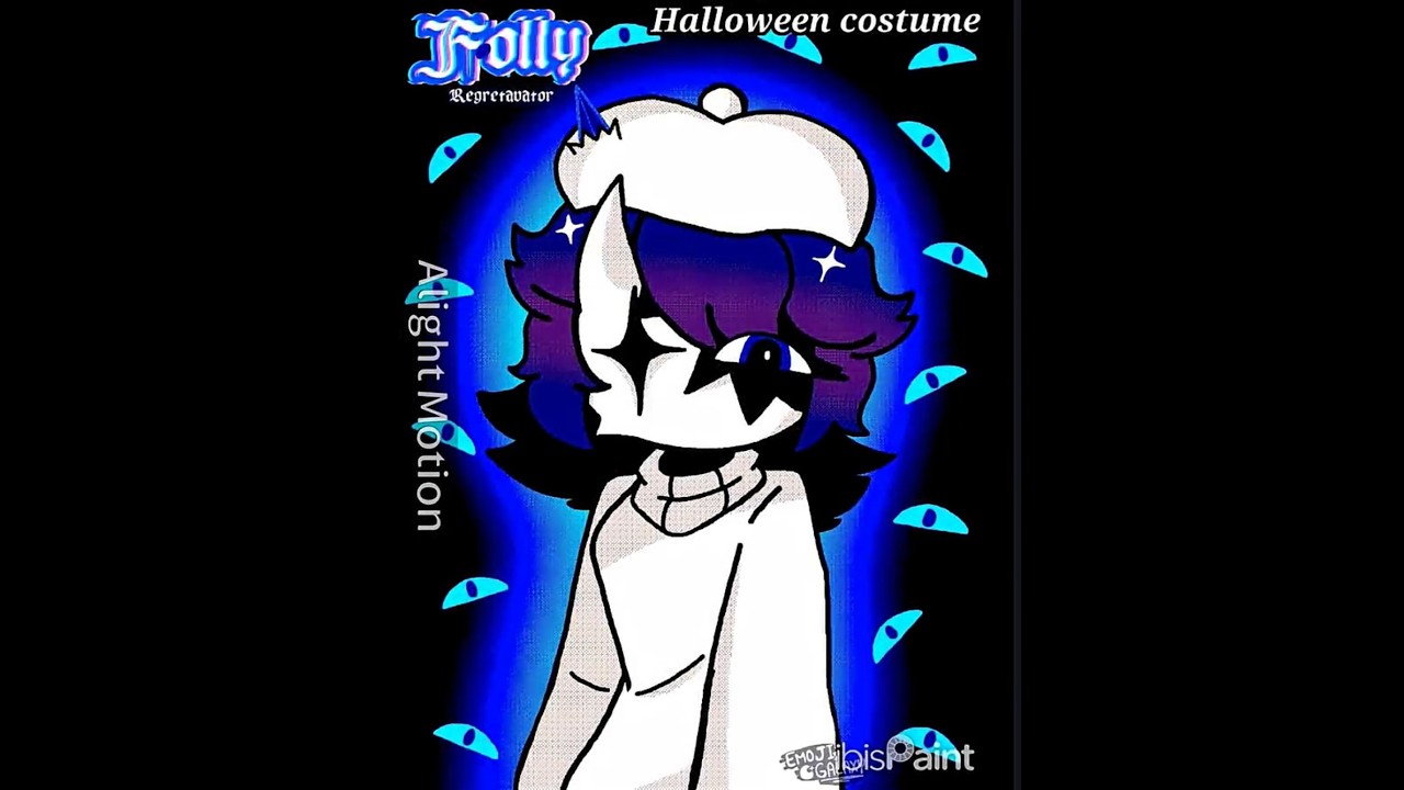 "My new Halloween Costume" (2025) SpeedPaint Video💙 