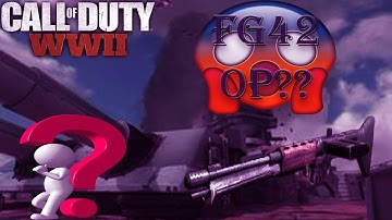 Is the FG42 OP?? THE BEST GUN IN COD WW2!! FG42 BUFF IS INSANE!! - COD WW2 Gameplay