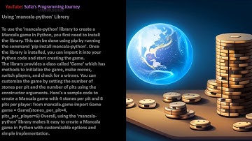 Mancala Game Using Python.