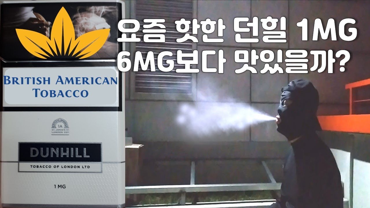 요즘 다시 떠오르는 던힐 1미리의 맛은? DUNHILL 1mg 솔직한 리뷰! [개미존]