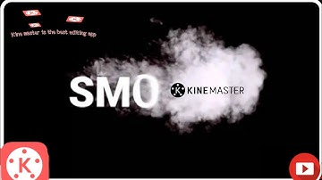how to make SMOKE TEXT ANIMATION|kinemaster