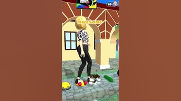 ASMR Tippy Toe Try Again |tippy toe3D  level 11 #Xshorts #tippytoe #satisfying#asmr