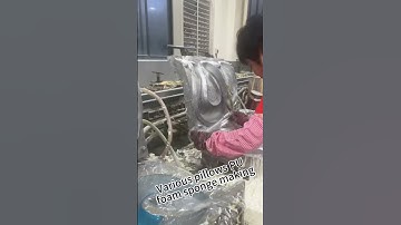 Various pillows PU foam sponge making